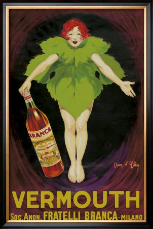 Vermouth Fratelli Branca, 1922 by Jean D' Ylen Pricing Limited Edition Print image
