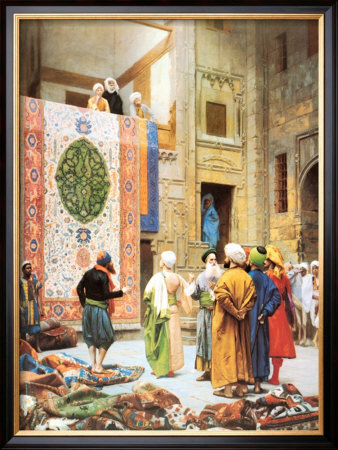 The Carpet Market by Jean-Leon Gerome Pricing Limited Edition Print image