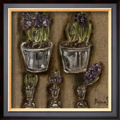 Fleurs Bleues by Myriam Berthoud Pricing Limited Edition Print image