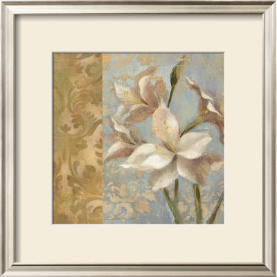 Amaryllis On Soft Blue by Silvia Vassileva Pricing Limited Edition Print image