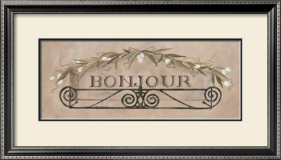 Bonjour by Carol Robinson Pricing Limited Edition Print image