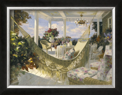 Summer Veranda by Benjamin Pricing Limited Edition Print image