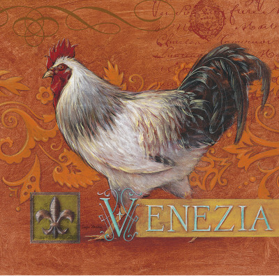 Venezia Rooster by Angela Staehling Pricing Limited Edition Print image