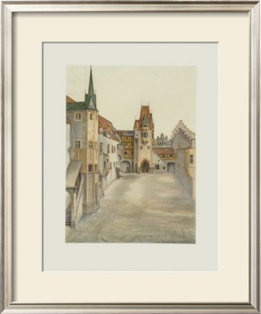 Schlosshof Ii, Castle In Innsbruck by Albrecht Dürer Pricing Limited Edition Print image