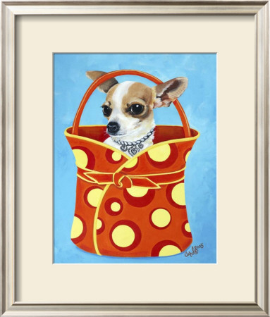 Chihuahua Dots by Carol Dillon Pricing Limited Edition Print image