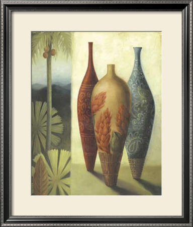 South Of Paradise Vases I by Lisa Audit Pricing Limited Edition Print image