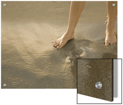 Girls Feet In Ocean, Top View by D.J. Pricing Limited Edition Print image