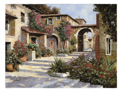 La Scale Del Paese by Guido Borelli Pricing Limited Edition Print image