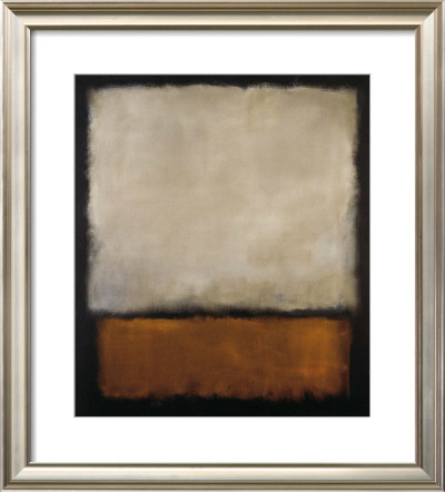 Dark Brown With Grey And Orange by Mark Pricing Limited Edition Print image