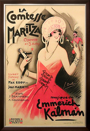 La Comtesse Maritza (C.1930) by Georges Dola Pricing Limited Edition Print image