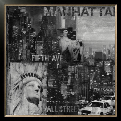 Manhattan In Black And White I by John Clarke Pricing Limited Edition Print image