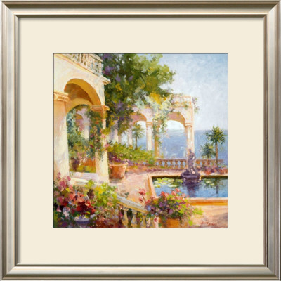 Mediterranean Garden I by Xiaogang Zhu Pricing Limited Edition Print image