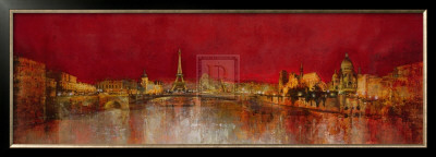 Paris At Night by Kemp Pricing Limited Edition Print image
