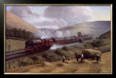 L.M.S. The Royal Scot, Tebay Troughs, 1935 by Gerald Broom Pricing Limited Edition Print image