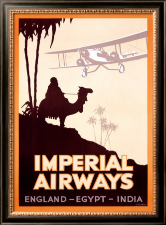 Imperial Airways, England-Egypt-India by Peckham Pricing Limited Edition Print image