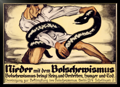 Nieder Mit Dem Bolschewismus by Oskar Kokoschka Pricing Limited Edition Print image