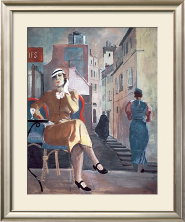 Paris, In A Cafe by Alexander Deineka Pricing Limited Edition Print image