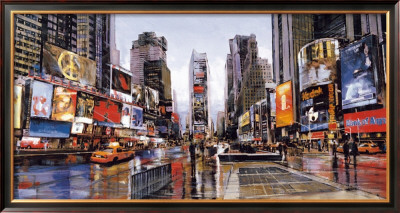 Evening In Times Square by Matthew Daniels Pricing Limited Edition Print image
