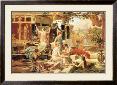 The Roman Bath by Emmanuel Oberhausen Pricing Limited Edition Print image