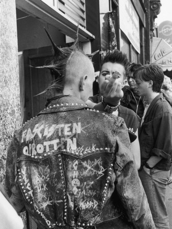 Two Punks In Camden, London by Shirley Baker Pricing Limited Edition Print image