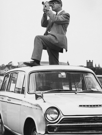 Filming Through The Roof Of A Ford Cortina by Shirley Baker Pricing Limited Edition Print image