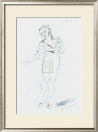 Designs For Cleopatra Xix by Oliver Messel Pricing Limited Edition Print image