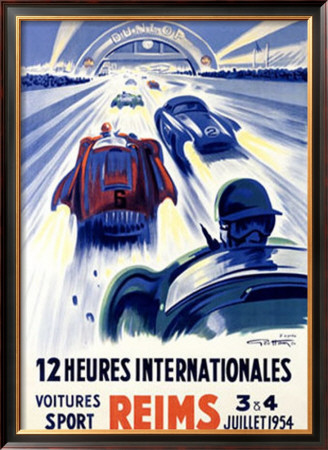 12 Heures International Reims, 1954 by Geo Ham Pricing Limited Edition Print image