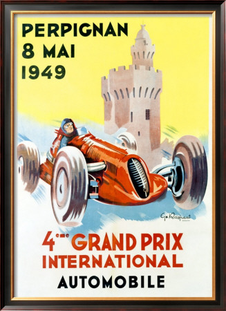 4Th Grand Prix, Perpignan, 1949 by Raspaut Pricing Limited Edition Print image