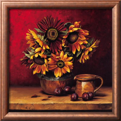 Sunflowers With Plums by Andres Gonzales Pricing Limited Edition Print image
