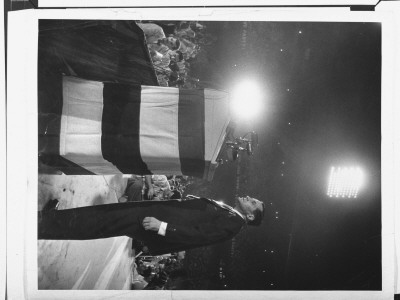 Ny Congressman Vito Marcantonio Surveying Audience Before Speaking At Progressive Party Convention by Gjon Mili Pricing Limited Edition Print image