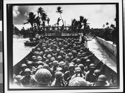 Palm-Studded Carlos Island Falls To American Invasion Forces, Wwii by Morris A. Lucia Pricing Limited Edition Print image