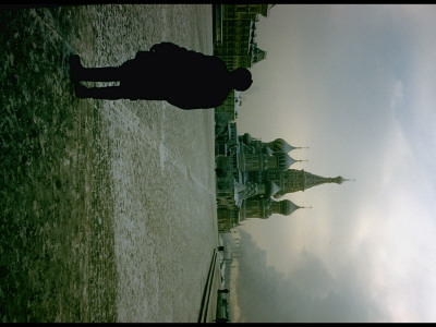 Snow-Dusted St. Basil's Cathedral Framed By Cloud by Carl Mydans Pricing Limited Edition Print image