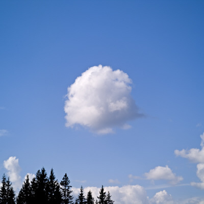 A Single White Cloud In The Sky by Peo Quick Pricing Limited Edition Print image