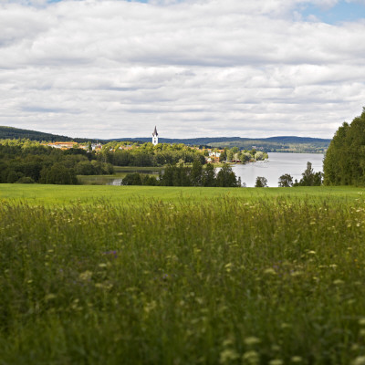 A Village By A Lake, Sweden by Peo Quick Pricing Limited Edition Print image