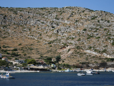 Small Harbour, Greece by Akadiusz Iwanicki Pricing Limited Edition Print image