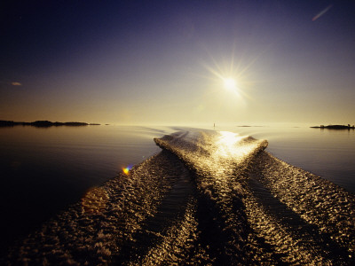 A Wake In The Sea by Christer Lundin Pricing Limited Edition Print image