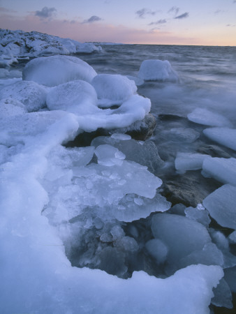 Ice On The Seashore In Grisslehamn, Sweden by Anders Ekholm Pricing Limited Edition Print image