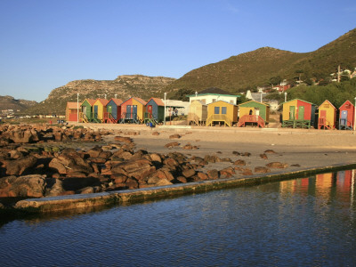 Beach Huts In South Africa by David Strydom Pricing Limited Edition Print image