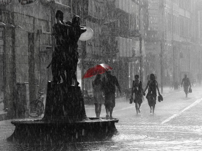 The Red Umbrella by Erin Butler Pricing Limited Edition Print image