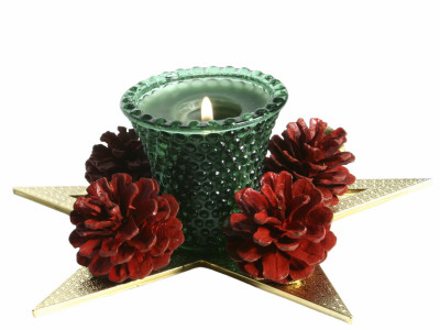 Christmas Candle by Lana Langlois Pricing Limited Edition Print image