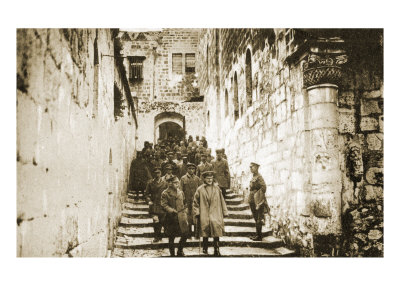 The Duke Of Connaught And The British Army On Their Way To The Church Of The Holy Sepulchre, 1917 by Nicolas Legat Pricing Limited Edition Print image