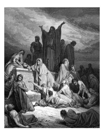 The Plague Of Jerusalem by Aubrey Beardsley Pricing Limited Edition Print image