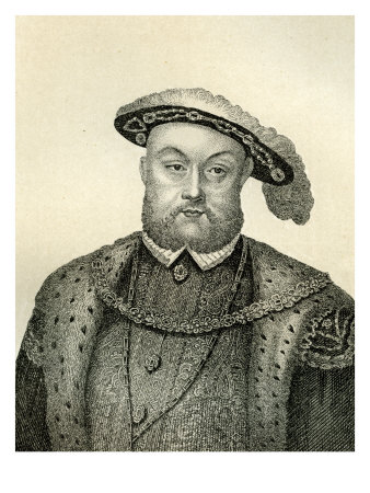 Henry Viii (1491 – 1547) Was King Of England From 21 April 1509 Until His Death by Byam Shaw Pricing Limited Edition Print image