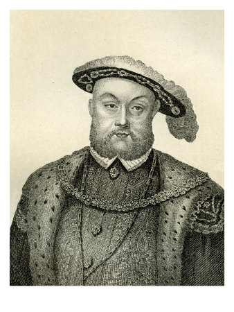 Henry Viii (1491 - 1547) Was King Of England From 21 April 1509 Until His Death by Byam Shaw Pricing Limited Edition Print image