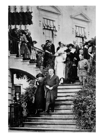 Marie Curie And President Harding During Her Tour Of The United States In 1921 by Cyrus Cuneo Pricing Limited Edition Print image