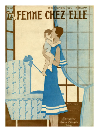Cover Of La Femme Chez Elle, September 1929 by Thomas Crane Pricing Limited Edition Print image