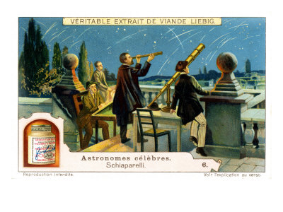 Giovanni Virginio Schiaparelli Observes The Sky With Fellow Astronomers by Nikolai Ge Pricing Limited Edition Print image