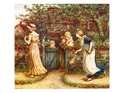 Lucy Locket Lost Her Pocket By Kate Greenaway by William Hole Pricing Limited Edition Print image