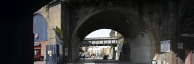 Railway Arches And Pub, Southwark, London by Richard Bryant Pricing Limited Edition Print image