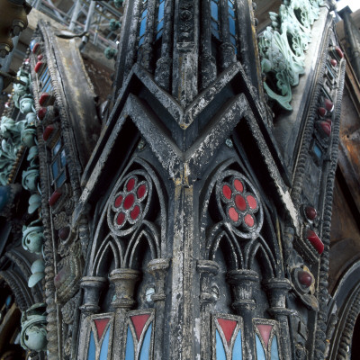 Albert Memorial, Kensington Gardens, London, Detail Before Restoration, Built Between 1862 - 1872 by Richard Waite Pricing Limited Edition Print image